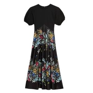 Ted Baker Maulina Floral Ponte Midi Dress